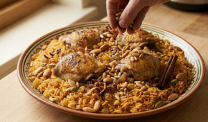 تقديم كبسة الدجاج
